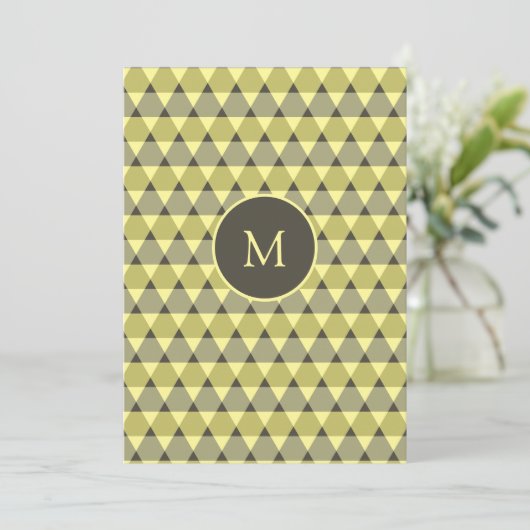 Invitation Motif triangles (Debout devant)
