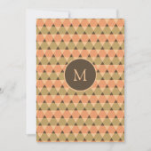 Invitation Motif Triangles (Devant)