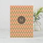 Invitation Motif Triangles (Debout devant)