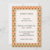 Invitation Motif Triangles (Dos)