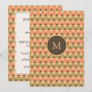 Invitation Motif Triangles