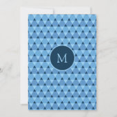 Invitation Motif Triangles (Devant)