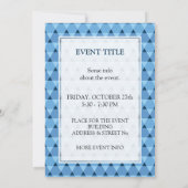 Invitation Motif Triangles (Dos)