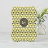 Invitation Motif triangles (Debout devant)