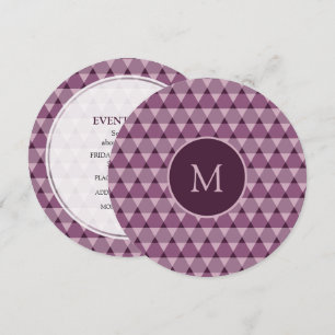 Invitation Motif Triangles