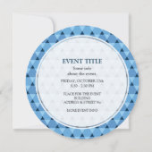 Invitation Motif triangles (Dos)