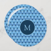 Invitation Motif triangles (Devant / Derrière)