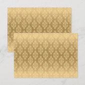 Invitation Motif Vintage de luxe 2 (Devant / Derrière)