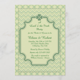 Invitation Motifs Trèfle