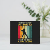 Invitation Motivation de joueur de baseball (Debout devant)