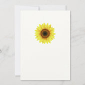 Invitation Motivational Midlife Sunflower Bloom 50e anniversa (Dos)