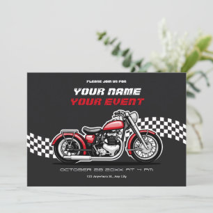Invitation Moto classique