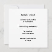 Invitation Moto et side-car personnalisés pour anniversaire (Dos)