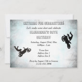 Invitation Moto Tout-Terrain 30e Anniversaire (Dos)