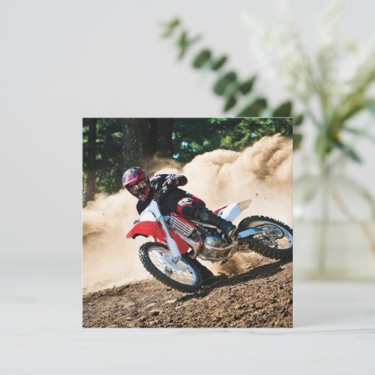 Invitation Motocross (Debout devant)