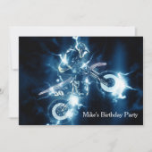 Invitation Motocross customisée (Devant)