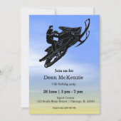 Invitation Motoneige (Devant)