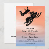 Invitation Motoneige (Devant / Derrière)