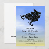 Invitation Motoneige (Devant / Derrière)