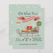 Invitation Motoneige de Noël (Devant / Derrière)