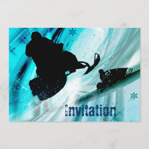 Invitation Motoneige sur les pistes de glace