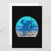 Invitation Motoneige vintage (Devant / Derrière)