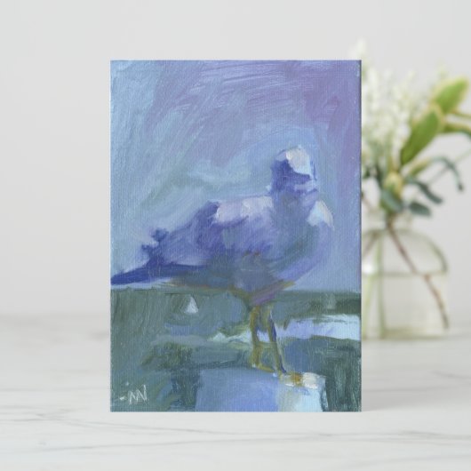 Invitation Mouette 4 (Debout devant)