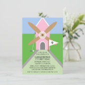 Invitation Moulin à vent du Princess Pink Miniature Golf Anni (Debout devant)