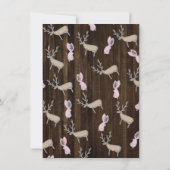 Invitation Mountain Adventure Baby shower aquarelle forêt (Dos)