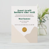 Invitation Mountain Camping Bachelorette Week-end (Debout devant)