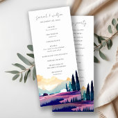 Invitation Mountain Country Field Landscape Wedscape Programm