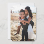 Invitation Mountain Love Dusty Blue Mariage (Dos)