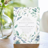 Invitation Mountain Meadow | Mariage floral de l'aquarelle de