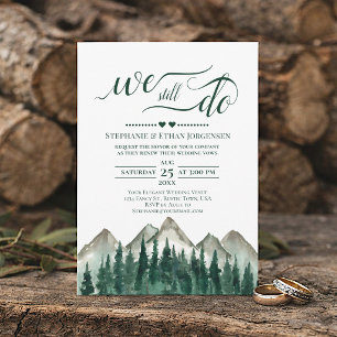 Invitation Mountain & Pine Nous renouvelons encore nos vœux d
