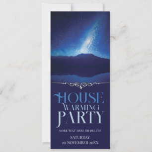 Invitation Mountain Reflection Astro Sky House Party