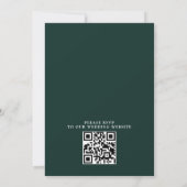 Invitation Mountain Rustic Lake Modern Budget QR Code Wedding (Dos)