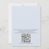 Invitation Mountain Rustic Lavender Meadow QR Code Wedding (Dos)