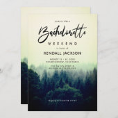 Invitation Mountain Weekend Bachelorte (Devant / Derrière)