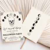 Invitation Mourir à la fête du crâne Halloween