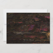 Invitation Mourir Pour La Fête D'Halloween Faucheuse (Dos)