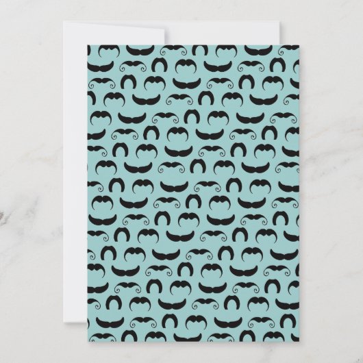 Invitation Moustache (Devant)