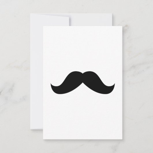Invitation Moustache (Devant)