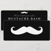 Invitation Moustache (Devant / Derrière)