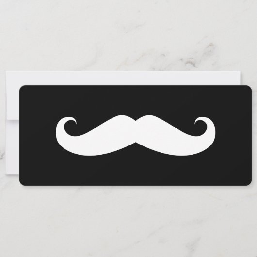 Invitation Moustache (Devant)