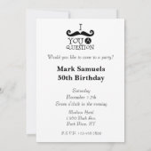 Invitation Moustaches (Dos)