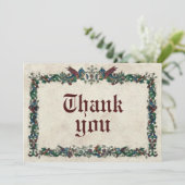 Invitation Moyen Âge médiéval (Debout devant)