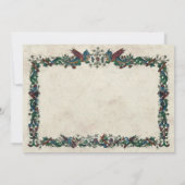 Invitation Moyen Âge médiéval (Dos)