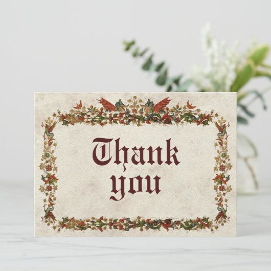 Invitation Moyen Âge médiéval (Debout devant)