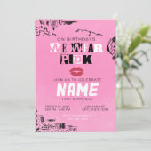 Invitation Moyenne Filles Rose (Debout devant)