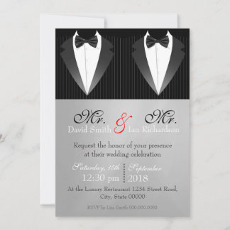 Invitation Mr. et Mr. Bow